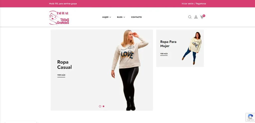 Espiral tallas grandes