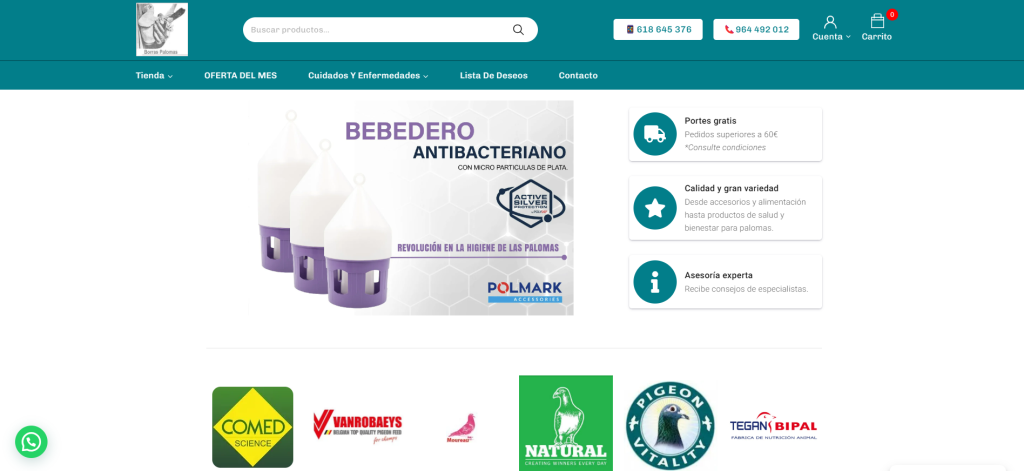 Web borraspalomas.com