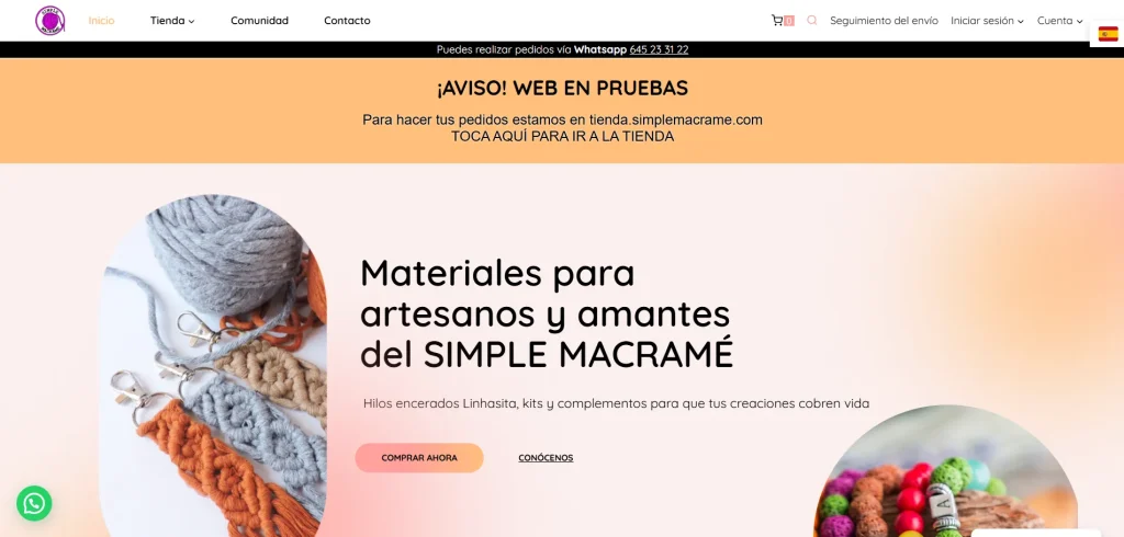 Captura de pantalla Simple Macramé